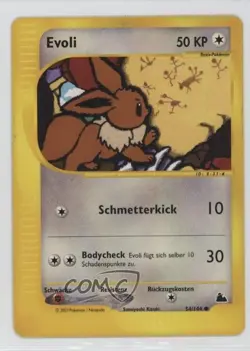 Eevee German Pokemon e-Card Series Skyridge #54 2003 - Image 1