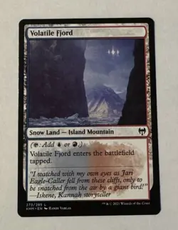 MTG Volatile Fjord - Kaldheim NM - Image 1