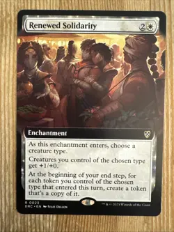 Renewed Solidarity - Extended Art - DFC - MTG - NM - EN - 0023 - Image 1