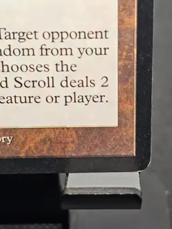 Cursed Scroll - Tempest - Lightly Played (LP) - Magic The Gathering - Image 2