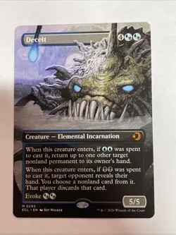 Deceit (Borderless) Lorwyn Eclipsed #293 Mythic - Image 1