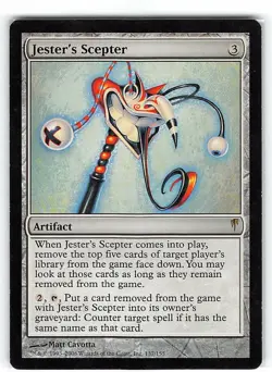 Jester's Scepter *Rare* Magic MtG x1 Coldsnap MP - Image 1