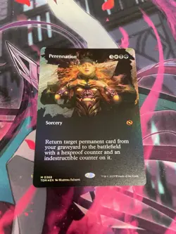 MTG - PERENNATION - BORDERLESS - MYTHIC - TDM - NM - FOIL - Image 1