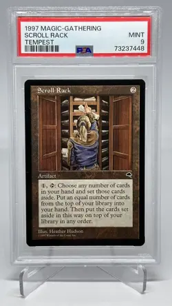 ***Scroll Rack*** PSA 9 MINT MTG Tempest Graded Vintage Magic - Image 1