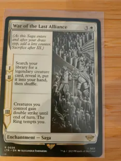 MTG War Of The Last Alliance 0036 Lord Of The Rings M/NM Free UK P&P - Image 1