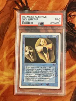 Copy Artifact Revised PSA 9 Graded Slab MTG Vintage Magic the Gathering MINT!!!! - Image 1