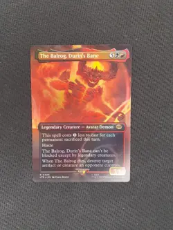 The Balrog, Durin's Bane FOIL SHOWCASE / Magic MTG / Lord of the Rings - NM - Image 1