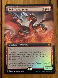 Twinflame Tyrant - Foundations - MTG - FOIL - 0469 - Image 1