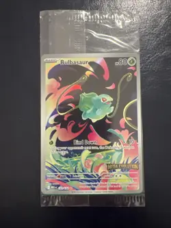 Pokemon TCG Bulbasaur #133/132 ME01: Mega Evolutions Illustration Rare SEALED - Image 1