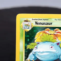 Venusaur Base Set Holo 15/102 Unlimited WOTC Pokemon TCG 1999 Rare NM Vintage - Image 3