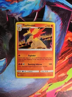 Pokemon TCG - Typhlosion SM185 - Black Star Promo - Vintage Holo Rare - Image 1