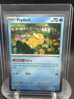 Pokemon TCG Psyduck Mega Evolution Black Star Promo Never Played, Near Mint! - Image 1