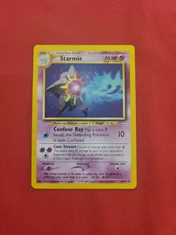 Pokemon: Starmie #25/64 Neo Revelation Rare Non-holo 2000 Vintage - LP - I18 - Image 1