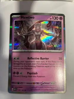 Mewtwo 150/165 Scarlet & Violet 151 Pokemon Holo Foil Rare - Image 1