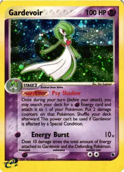 Pokemon TCG Gardevoir 7/109 EX Ruby & Sapphire Holo Rare LP - Image 1