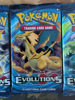 Authentic Pokemon TCG XY Evolutions Booster Pack New Factory Sealed - Image 1