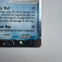 Pokemon TCG Lapras EX 99/109 - Ex Ruby and Sapphire - Holo EX MP - Image 5