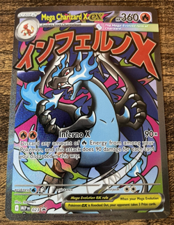 Pokemon Mega Charizard X EX 023 Promo Phantasmal Flames (NM) - Image 1