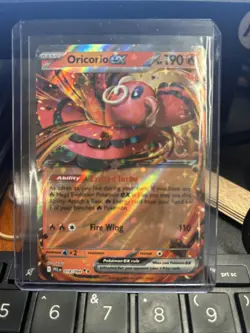 POKEMON! PHANTASMAL FLAMES! ORICORIO EX! DOUBLE RARE! HOLO! 018/094 - Image 1