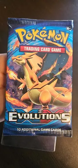 Pokemon TCG XY Evolutions Booster Pack Charizard Artwork Sealed New - Image 1