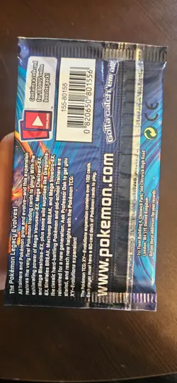 Pokemon TCG XY Evolutions Booster Pack Charizard Artwork Sealed New - Image 2