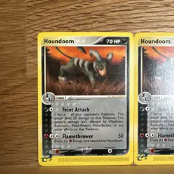 Pokemon TCG Houndoom EX Dragon 34/97 Regular Uncommon NM - Image 2