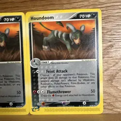 Pokemon TCG Houndoom EX Dragon 34/97 Regular Uncommon NM - Image 4