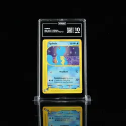 TAG 10. Gem Mint Squirtle e-Series Expedition Base 132/165 Vintage Pokemon - Image 1