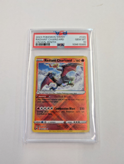 2023 Pokemon SWSH #020 Radiant Charizard Crown Zenith Holo PSA 10 GEM MT - Image 1