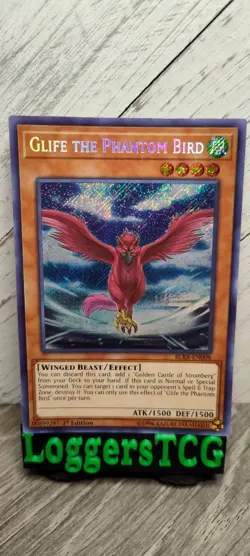 Yu-Gi-Oh! Glife the Phantom Bird / BLRR-EN008 1st Edition LP - Image 1