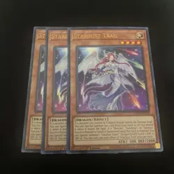 YuGiOh! 3x Stardust Trail MP22-EN120 Ultra Yu-gi-oh! TCG x3 SET FAST SHIP - Image 1