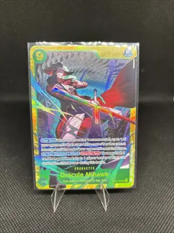 Dracule Mihawk Secret (SEC) OP14-119 The Azure Sea's Seven English Foil NM - Image 1
