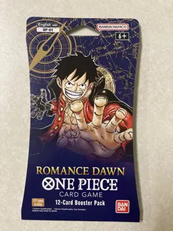 One Piece CCG Pre Errata Romance Dawn Booster Pack English Version - Image 1
