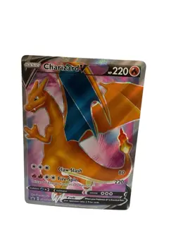Pokemon TCG Champions Path Charizard v Full Art Black Star Promo Card SWSH050 - Image 1