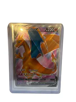 Pokemon TCG Champions Path Charizard v Full Art Black Star Promo Card SWSH050 - Image 3