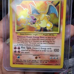 Pokemon TCG Charizard Base Set Holo Unlimited Rare Card 4/102 - Image 4