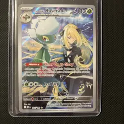 Pokemon Card Cynthia's Roserade 184/182 SV10: Destined Rivals - Image 1