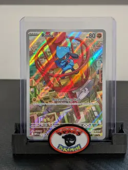 Pokemon Card 2025 RIOLU Holo Rare ETB Promo MEP 010 Mega Evolutions NM/M - Image 1