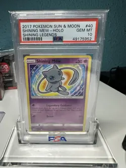 Shining Mew Shining Legends Card 40/73 PSA 10 Pokemon TCG - Image 1