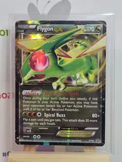 Pokemon TCG Flygon-EX XY Black Star Promos Holo Card XY61 - Image 1