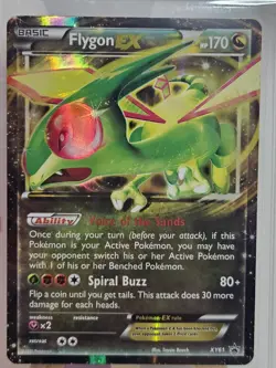 Pokemon TCG Flygon-EX XY Black Star Promos Holo Card XY61 - Image 2