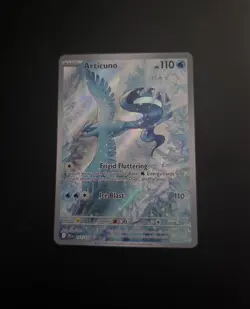 Pokemon Articuno 161/159 SV09 Illustration Rare Full Art Holo English TCG Card - Image 1