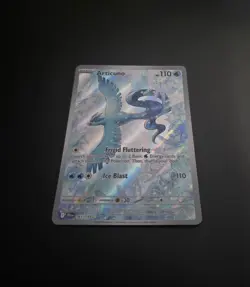 Pokemon Articuno 161/159 SV09 Illustration Rare Full Art Holo English TCG Card - Image 2