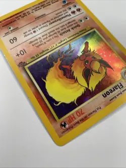 Pokemon TCG Flareon Holo Rare Jungle Card 3/64 German LP/MP - Image 3