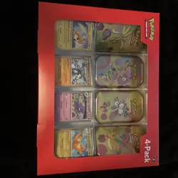 Pokemon TCG Scarlet & Violet - 151 Mini Tin 4 Pack Set With 4 Holographic Cards - Image 1