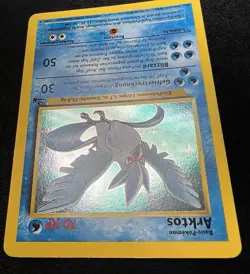 Arktos 2/62 Fossil Holo Rare German Pokemon Articuno Card WOTC - LP - Image 3