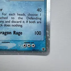 Pokemon TCG Gyarados EX 109/112 From Fire Red Leaf Green - Holo EX Rare Card LP - Image 5