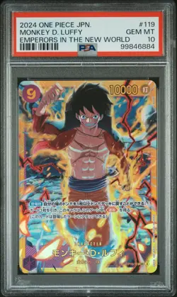 Monkey D. Luffy OP09-119 PSA 10 SEC One Piece Card 💎 - Image 1