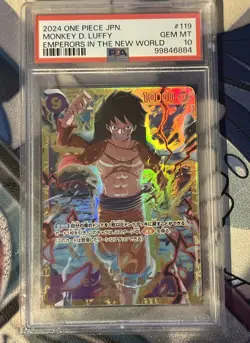 Monkey D. Luffy OP09-119 PSA 10 SEC One Piece Card 💎 - Image 4