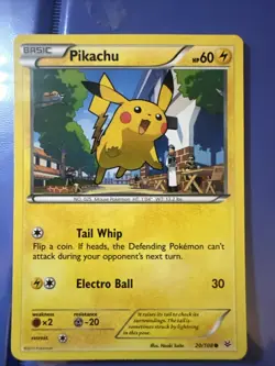 Pikachu 20/108 Roaring Skies XY 2015 Pokemon TCG Card NM-Mint - Image 1